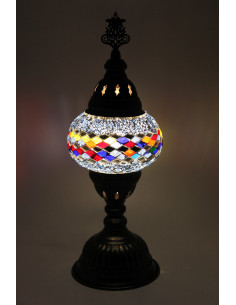 Table lamp with varied colors