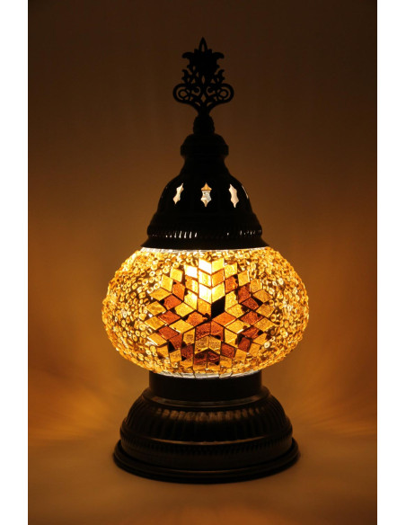 Lampe de table brune MB2 basse