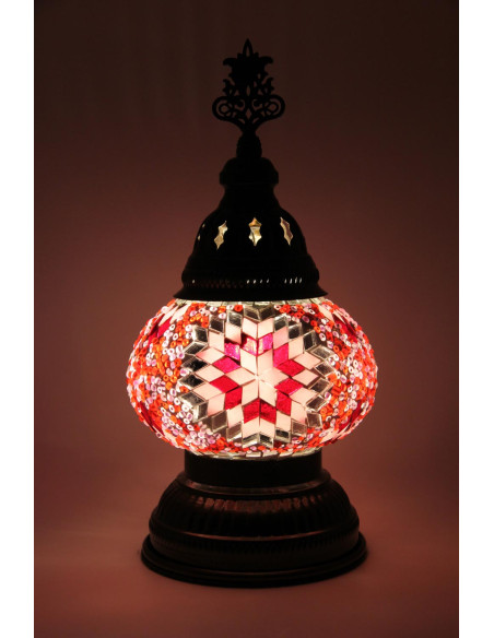Lampe de table rose MB2 basse