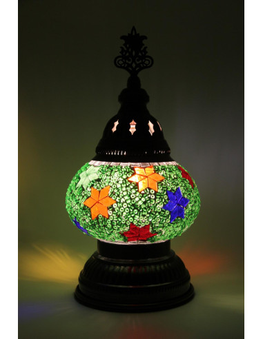Low MB2 multicolored star table lamp