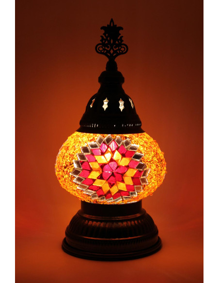 Lampe de table rouge MB2 basse