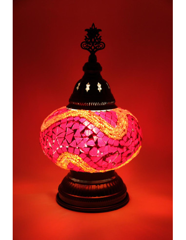 Red MB3 low table lamp