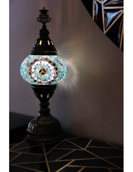 Lampe de table turquoise MB2