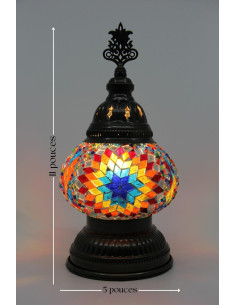 Lampe de table bigarrée MB2 basse 2