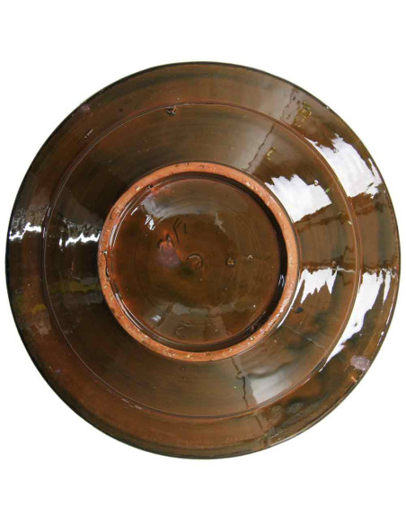 Moroccan yellow plate