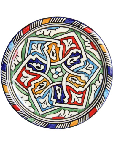Round Moroccan plate pattern 2