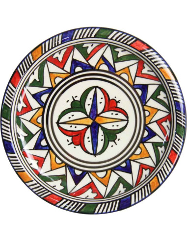 Round Moroccan plate pattern 3