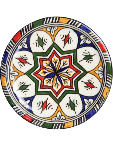 Round Moroccan plate pattern 5