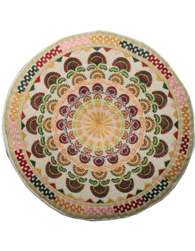 Round meditation cushion pattern 1