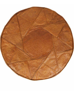 Pouf berbère en cuir 2