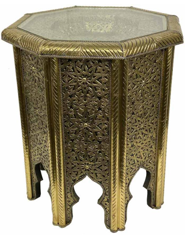 Table d'appoint marocaine octagonal T2