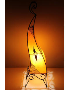 Lampe marocaine en cuir Motif 1 2