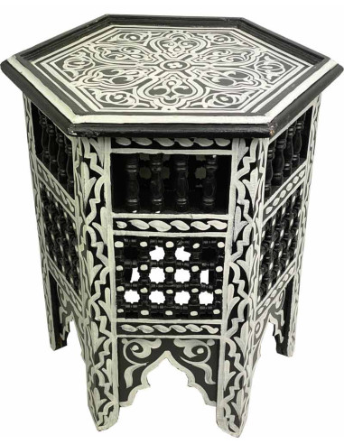Table marocaine en bois Motif 2