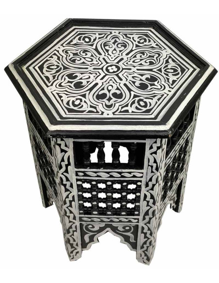 Table marocaine en bois Motif 2