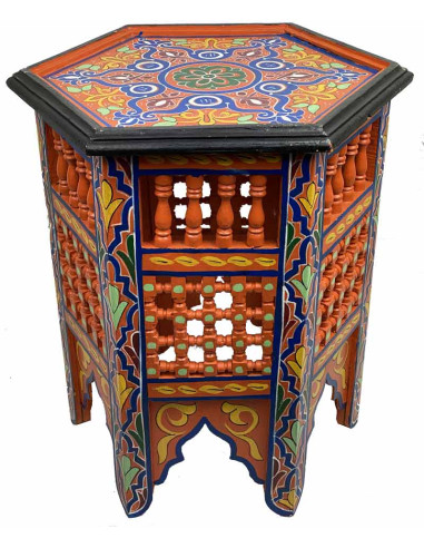 Table marocaine en bois Motif 3
