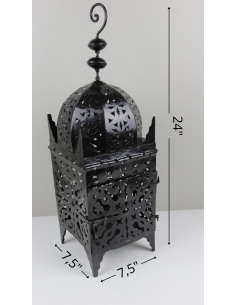 Lanterne marocaine en étain, taille T4 2