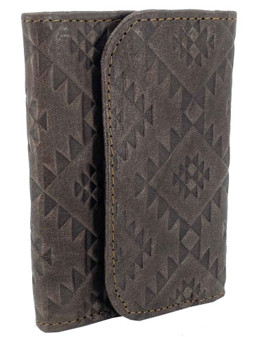 brown leather wallet