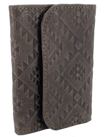 brown leather wallet