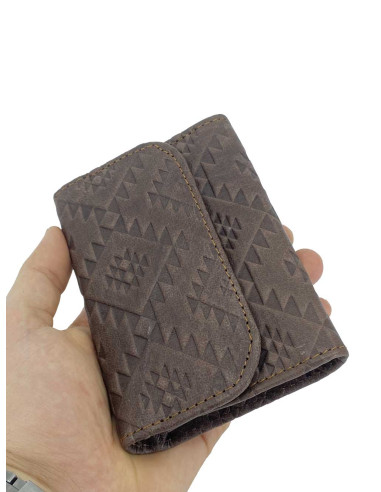 brown leather wallet