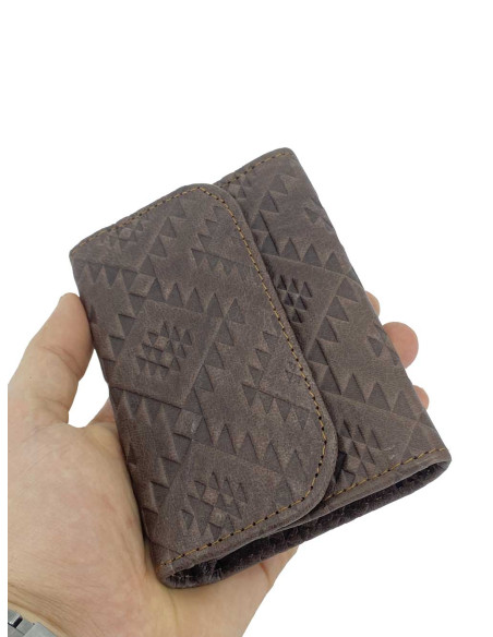 brown leather wallet