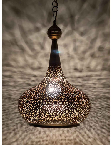 Lustre marocain doré pour salle à manger