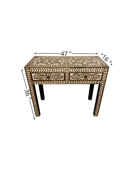 Console with two drawers