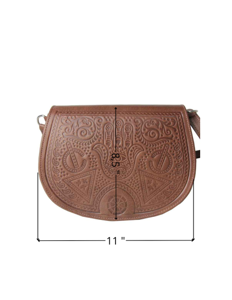 brown messenger bag XL