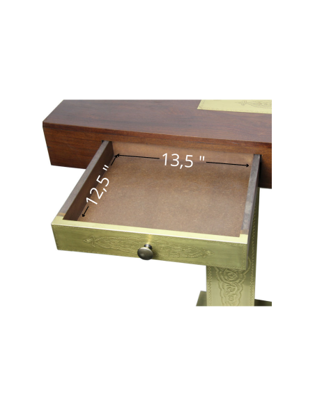 Table console de style Hollywood Regency