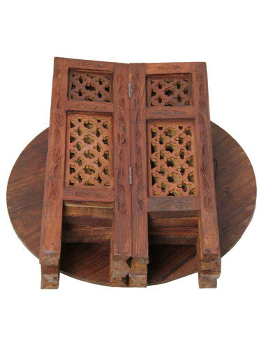 Round sheesham wood coffee table TM