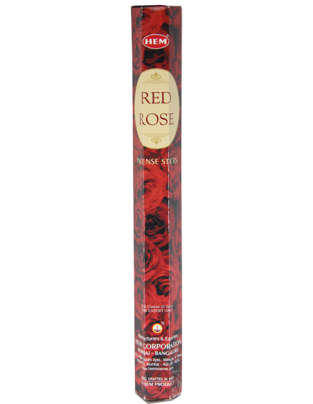 Bâtonnets d'encens Red Rose