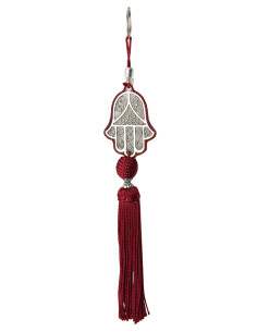 Porte-clés khamsa rouge