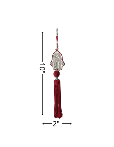 Red khamsa keychain
