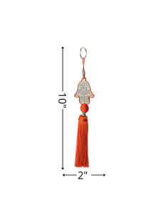 Porte-clés khamsa orange 2