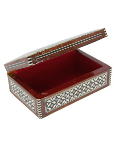 Coffret rectangulaire en marqueterie de nacre 2