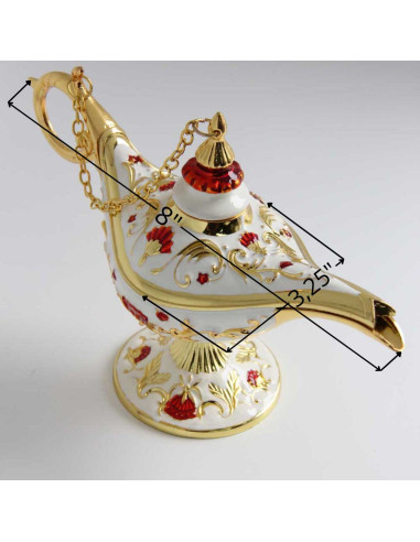 Lampe Aladdin blanche TG
