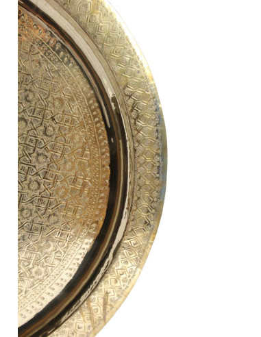 Hammered Copper Tray Table, Medium