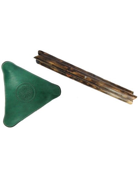Mini Portable Folding Green Stool