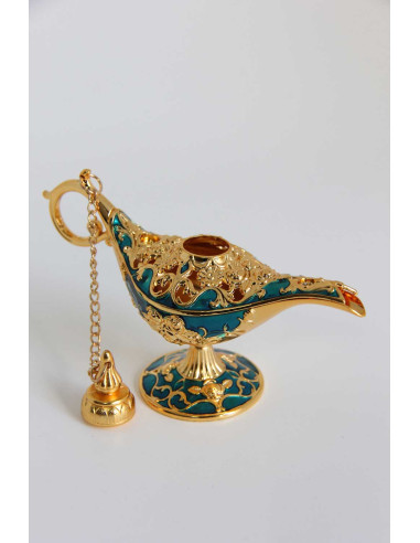 Lampe Aladdin Bleu-vert PT