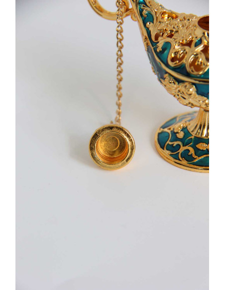 Lampe Aladdin Bleu-vert PT