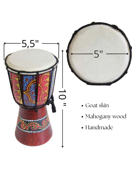Djembe multicolore