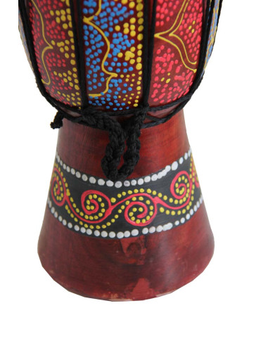 Multicoloured djembe