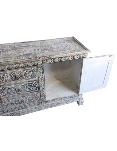 Buffet antique 2 portes 3 tiroirs