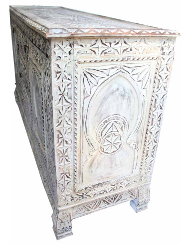 Buffet antique 2 portes 3 tiroirs