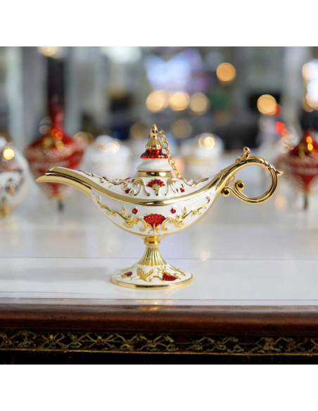 Lampe Aladdin blanche TG
