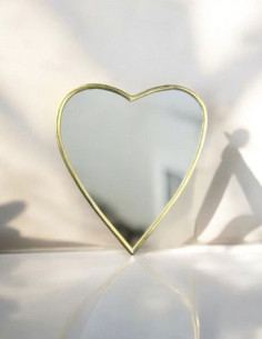 Miroir en forme de cœur 2