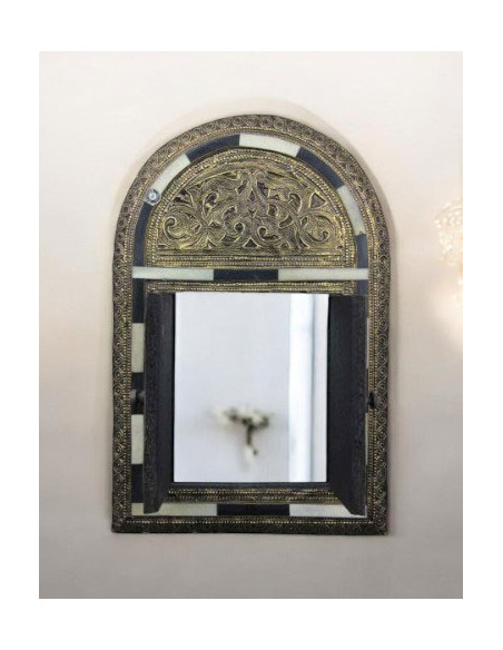Copper mirror door