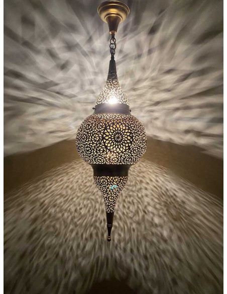 Lustre marocain goutte doré, nouveau modèle