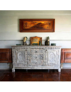 Antique Buffet  2 Doors, 3 Drawers