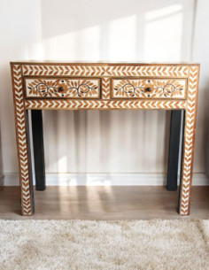 Console with two drawers