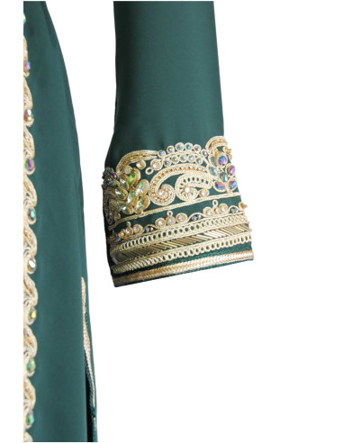 Kaftan marocain vert